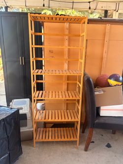 Wooden shelf