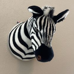 FAO Schwartz Zebra Head Plush 