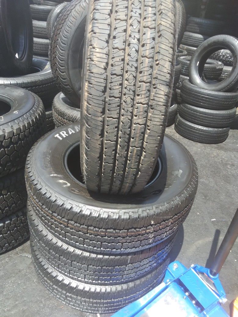 P255/70R16 SET OF FOUR TIRES BRAND GOODYEAF