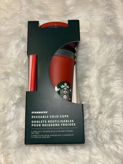Starbucks  Christmas Edition Glitter Reusable Cups 