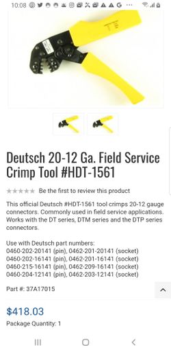 Field Crimp Tool