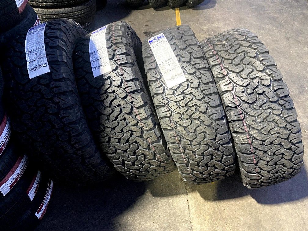 LT 285/70/17 BF GOODRICH NEW. 4 LLANTAS NUEVAS