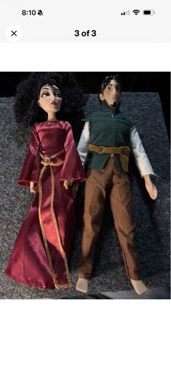 Disney Tangled Mother Gothel & Flynn Rider Dolls
