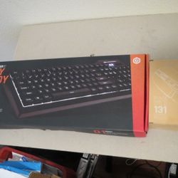 CyberPower Gaming Keyboard KB 161-306 New In Box And Mouse 