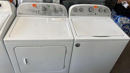 Washer and dryer with warranty