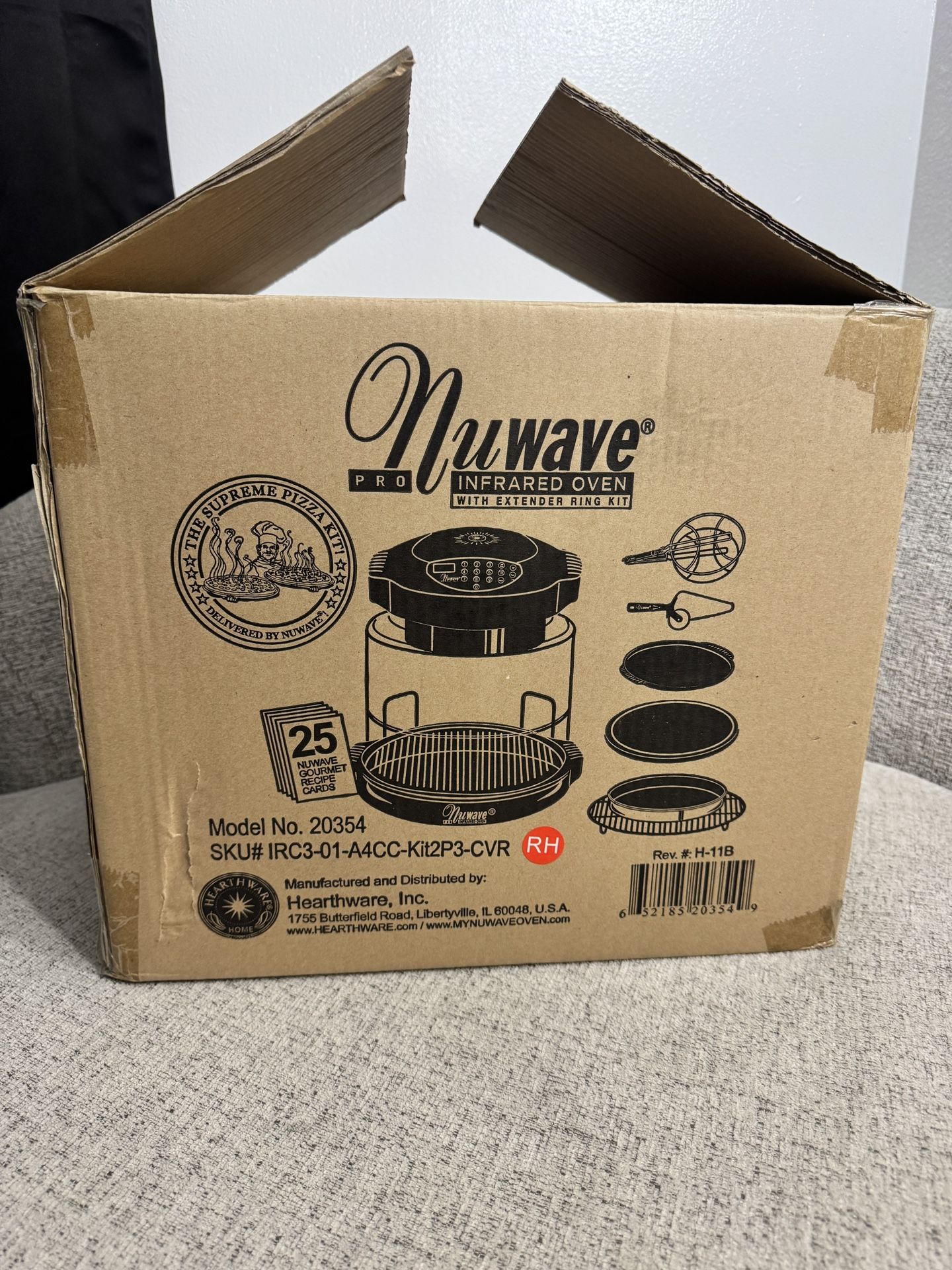 NuWave Pro Infrared Oven Model 20354 Black Open Box