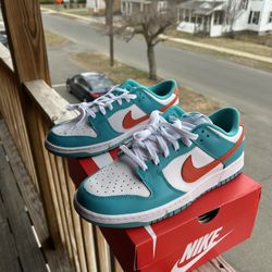 Nike Dunk Low Miami Dolphins Size 10  Brand New BUY 1 GET 1 HALF% OFF
