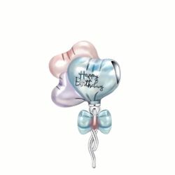 Happy Birthday Balloon Charm Dangle