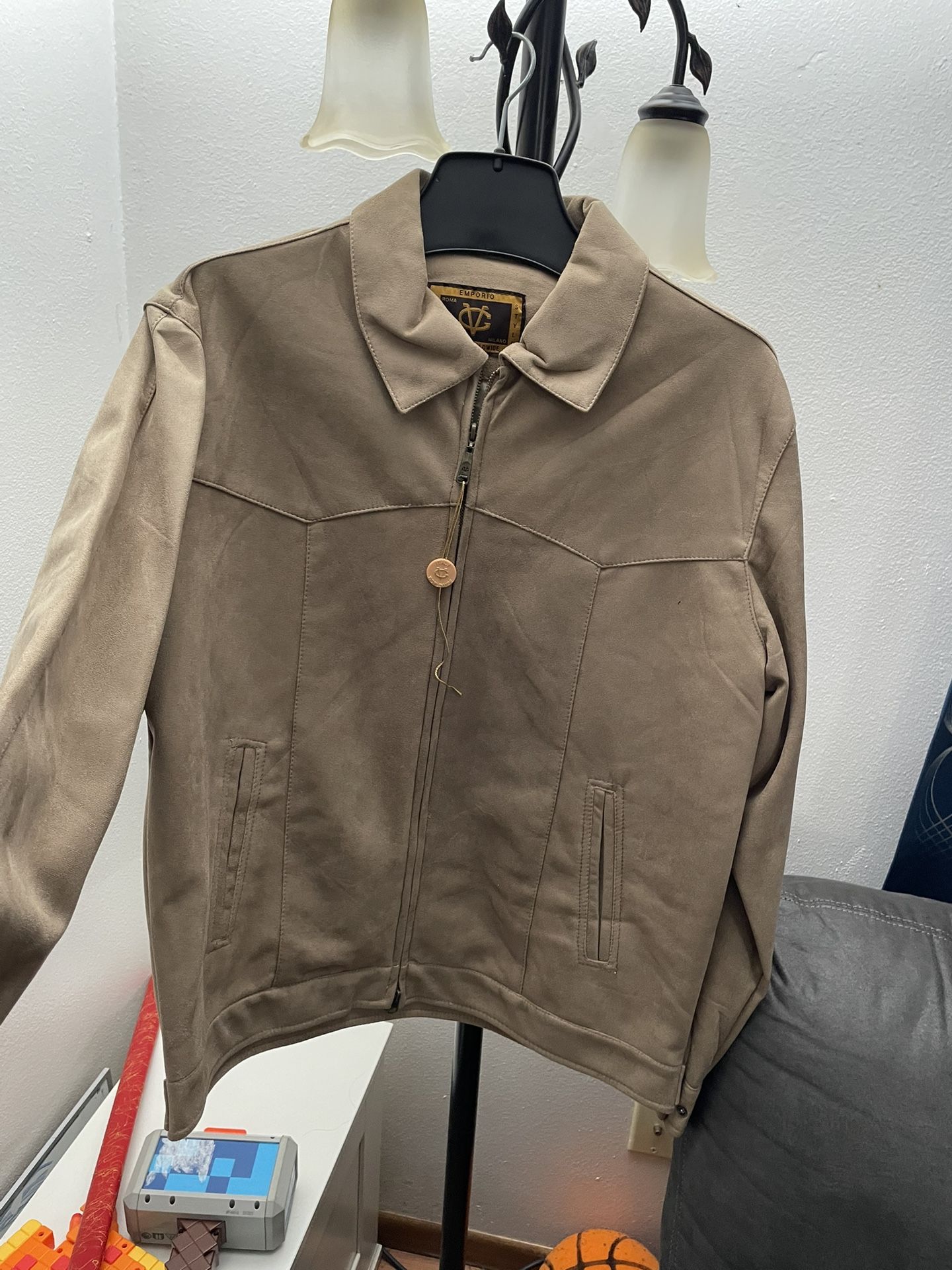 Ligth Brown New Jacket . Brand ( Emporio Italy