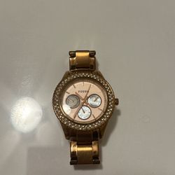 Fossil Rose Gold Watch