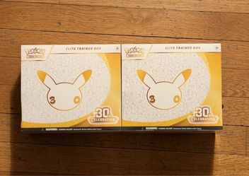 Pokémon 30th Celebration Elite Trainer Box x2