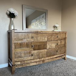 Modern Wood Dresser – 65.5” Long