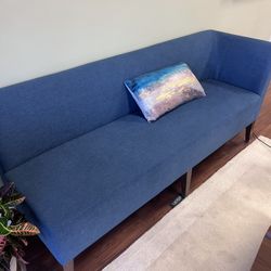 Pottery Barn Bench Blue