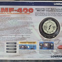Lowrance Multi Function Marine Display LMF-400 New