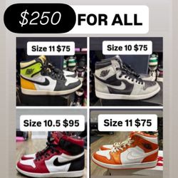 Jordan 1s Package Size 10-11