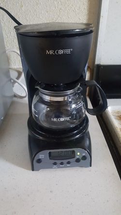 Coffee maker ONE cup with clock personal use