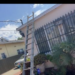 Excellent Condition, 24 Feet And More Sizes Available Aluminum Ladder