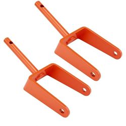 New 2pk Caster Yoke, Compatible with Scag 45006 & Wright 1, 36" 48" 52'' 61" 72'' Decks, SFW & SM Series Models, Replaces #285-498, Front Caste