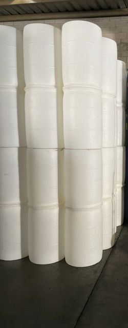 White Plastic Drums