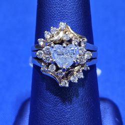 14kt YG Diamond Ring. (C-6) SIZE 8. ASK FOR RYAN. #(contact info removed)71