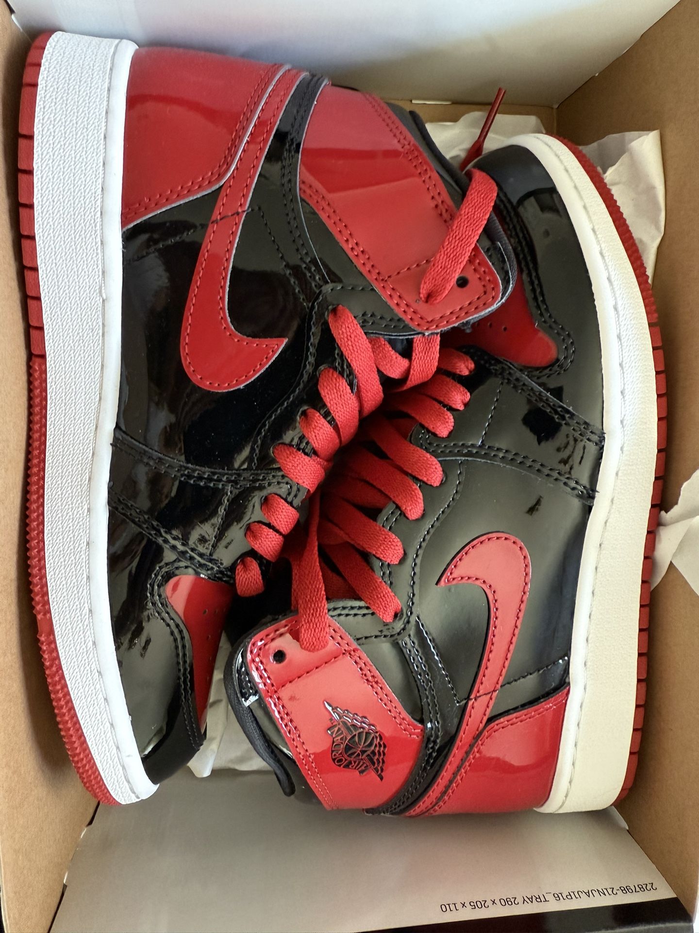 Jordan 1 Patent bred 5.5y