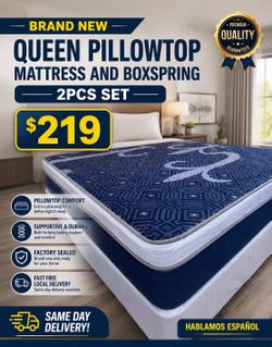 🟢NEW PILLOWTOP SET $219