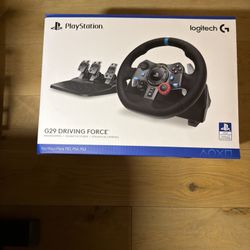 Logitech G29 Driving Force Racing Wheel, Pedals & Shifter for PS5 / PS4 / PS3