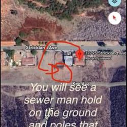 Land vacant lot 2 parcels In Lake Elsinore Strickland sale by owner trade sell