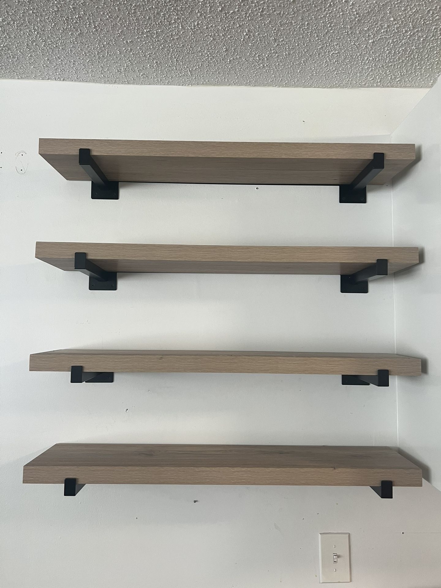 4 wall Shelves
