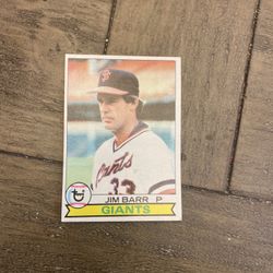 Jim Barr P Baseball Card 1970s