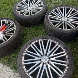 24 in 6 lug w tires
