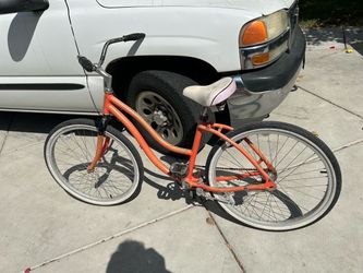 Orange Cruiser Bicycle