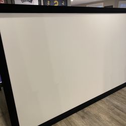 120” Fixed Frame Projection Screen + Panasonic Projector (Can be bought as a bundle or individually) 