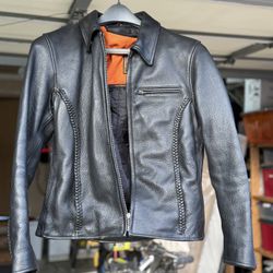 Women’s Medium Leather Motorcycle Jacket