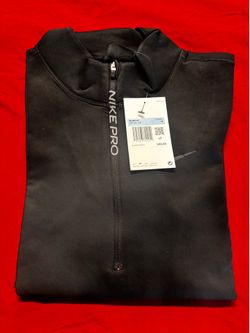 NIKE PRO WOMENS 1/4 ZIP Long Sleeves Pullover Sweater Size XS, S, M