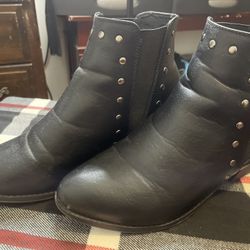 Black Studded Boots