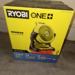 Ryobi Whisper 18v Cordless Bucket Top Misting Fan