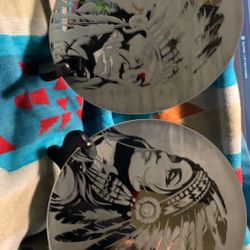 Native American His And Her Mirror Set