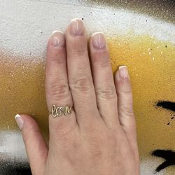 14k LOVE RING 