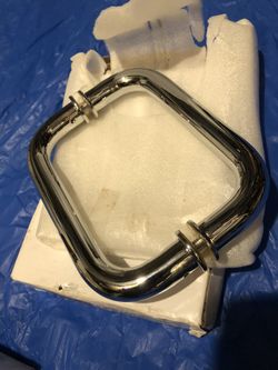 CRL SOLID 6” Shower Door Handle CHROME