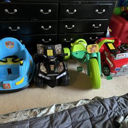 Multiple Kids Ride On Toys