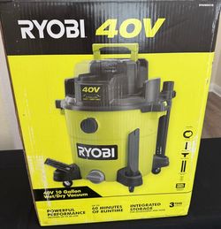 RYOBI 40V 10 Gal. Cordless Wet/Dry Vacuum (Tool Only)
