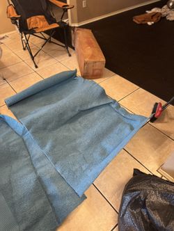 Blue Molded Carpet For 1964 2-dr Chevy Impala
