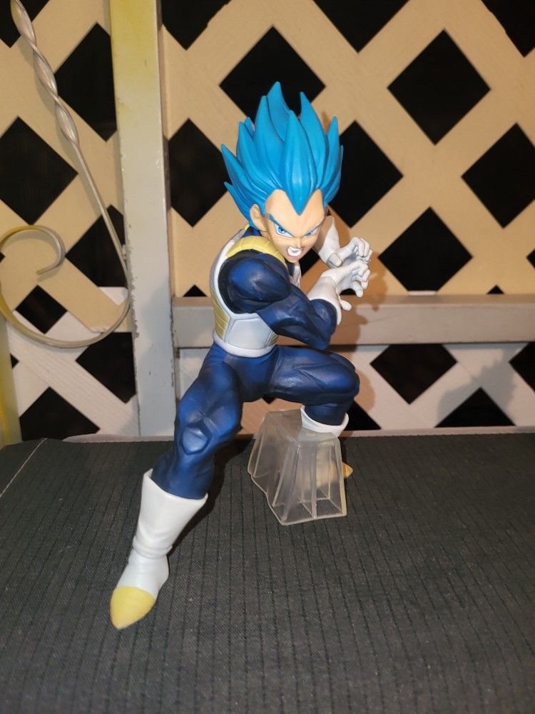 DBZ Dragon Ball Z Ichiban Kuji Ultimate Variation Super Saiyan Blue Evolved Vegeta Banpresto Masterlise Statue No Box