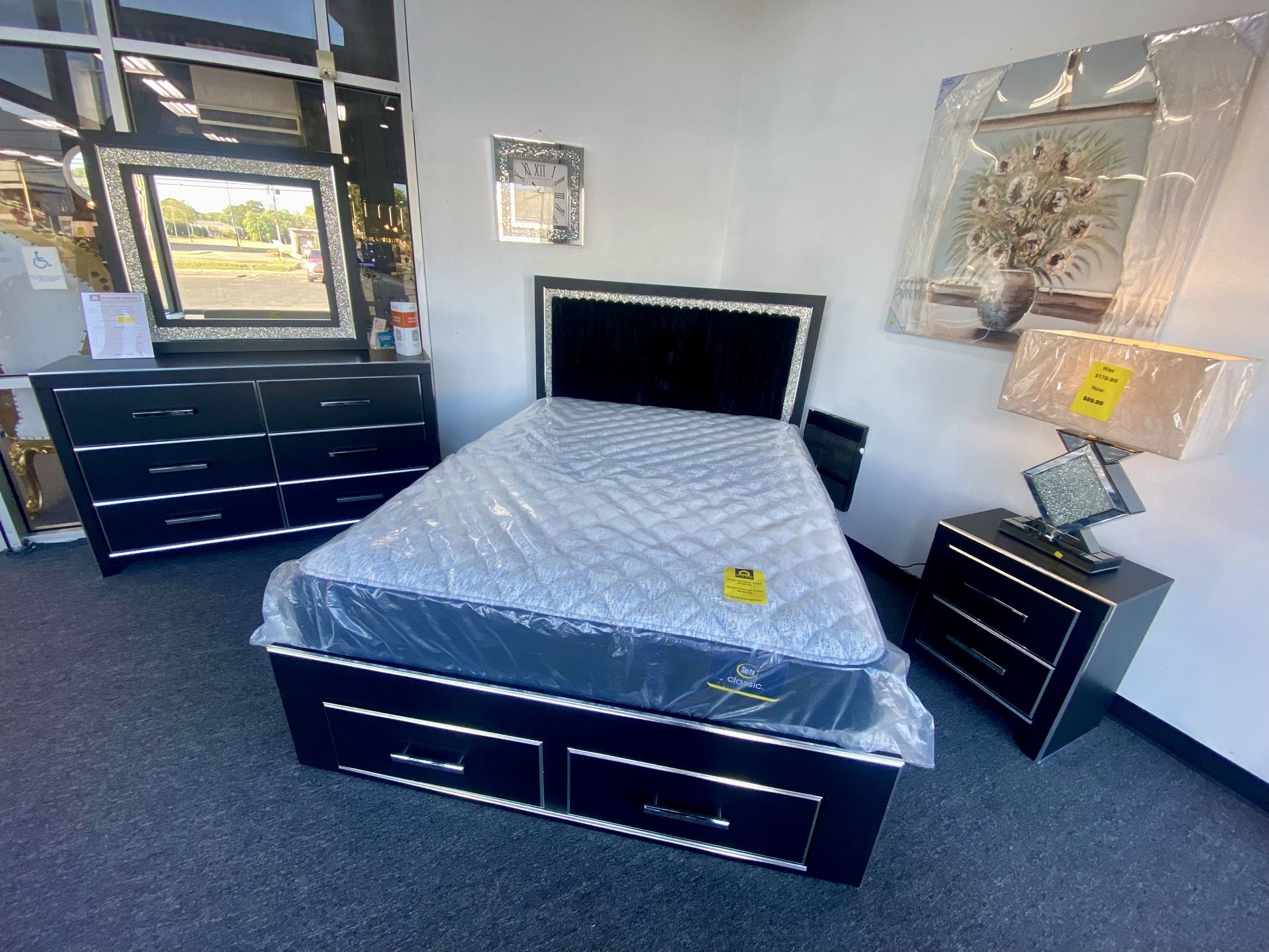 4pc Queen Size Bedframe Set $1,499