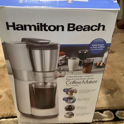 Brand New Open Box Coffee Machine Price Reduced Asking $55. 