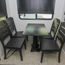 Used rv dining table and chairs hot sale