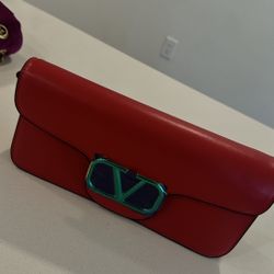 Valentino Garavani Leather Shoulder Bag 