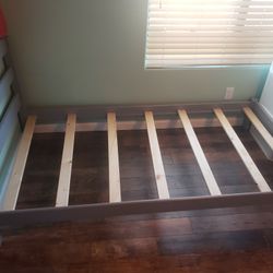 Grey Twin Bed Frame