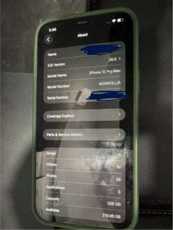 iPhone 12 pro max 256 gb